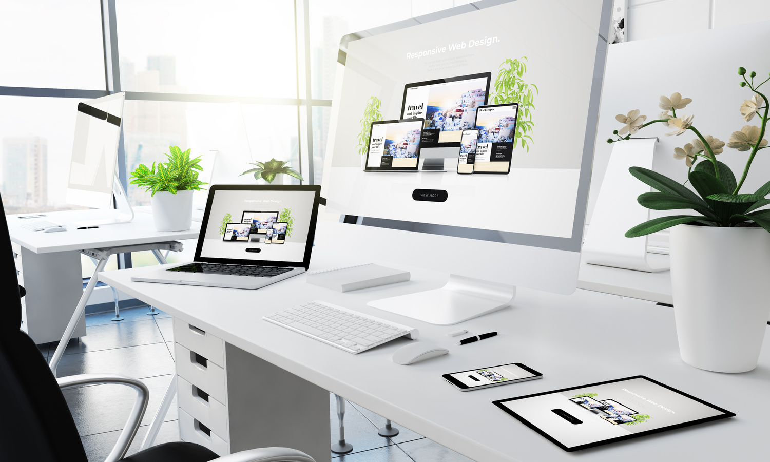 Office Responsive Devices Responsive Website